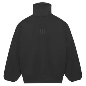 adidas Mens Fear Of God Athletics Mock Neck Sweatshirt Casual - Black adidas Mens Fear Of God Athletics Mock Neck Sweatshirt Casual - Black
