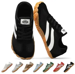 HOYOFOL Barefoot Shoes Women Casual Sneakers Wide Toe Box Zero Drop Minimalist Trail Running Non-Slip Lightweight Breathable Comfortable Fashion Walking Hiking Shoes Unisex Footwear Training