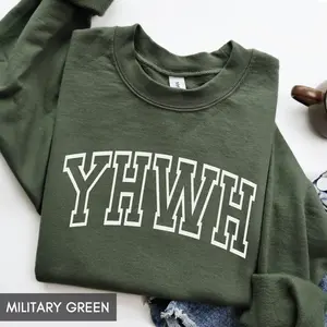 YHWH Sweatshirt, Christian Crewneck, Yahweh God, Bible Verse Hoodie, church staff, Religious apparel, for him or her, worship shirt