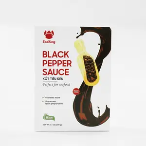 SeaKing Black Pepper Sauce - Bold, Spicy, Perfect for Seafood Cooking