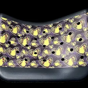 XL Softball Hearts Tote Bag -Black