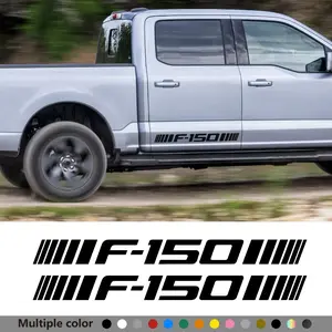 2 pieces of Ranger Raptor F-150 F150 pickup truck engine hood decals, Car Truck Decal, striped vinyl stickers, self-adhesive body decoration