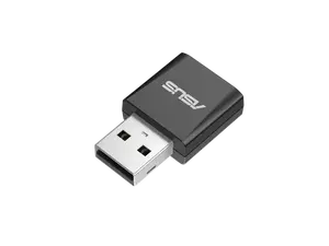 ASUS Tri-band BE6500 WiFi 7 Nano USB Adapter, 6GHz band, support 4096-QAM, Plug and play, Compatible with Windows 10 & 11