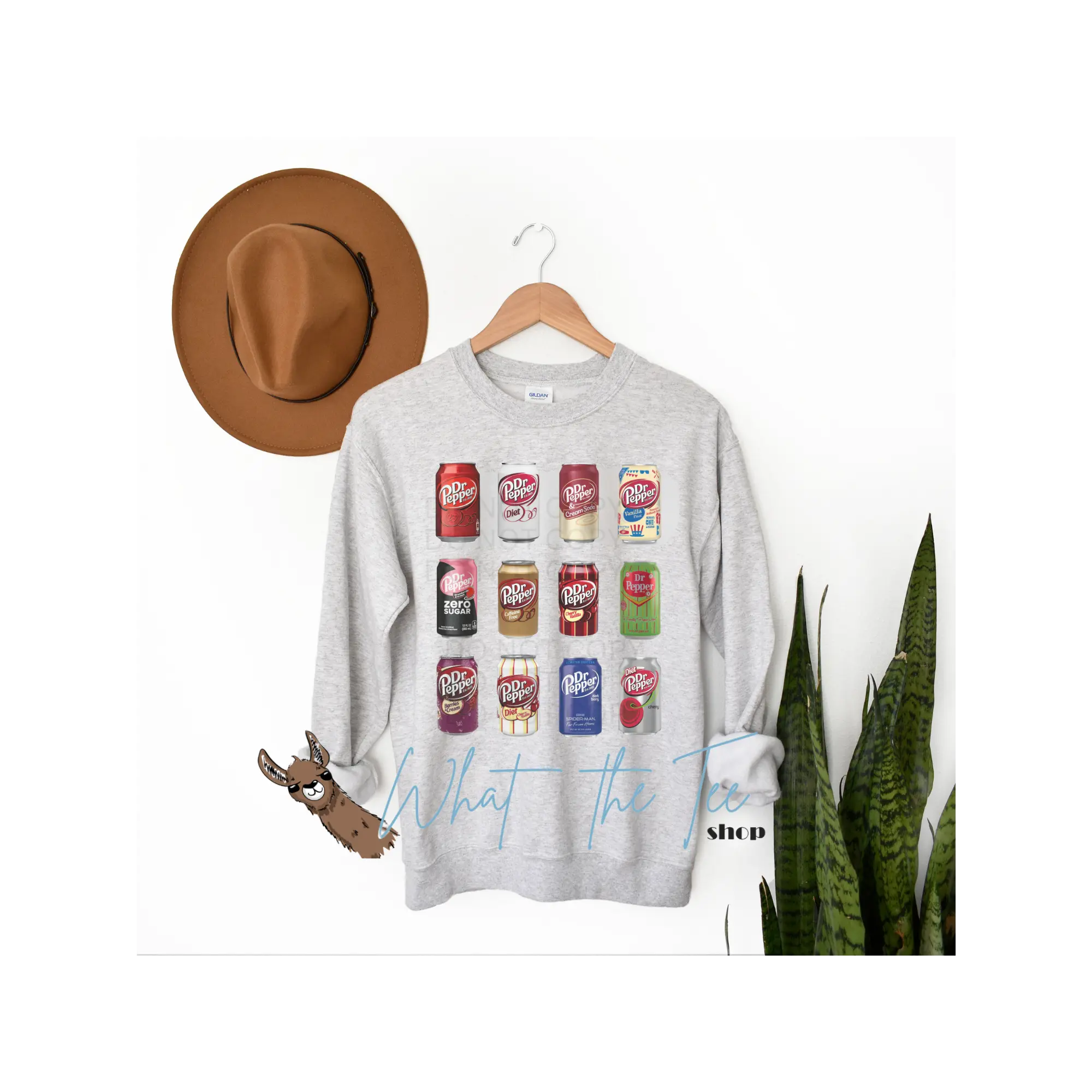 Retro Soda Can Crewneck Cotton Menswear