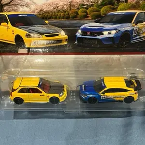 premium Honda Civic Type R 2-pack 1:64 scale Diecast car