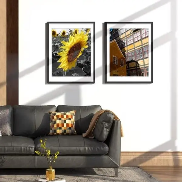 18x24 Picture Frames, Gallery Wall Poster Frames Set of 3, Black