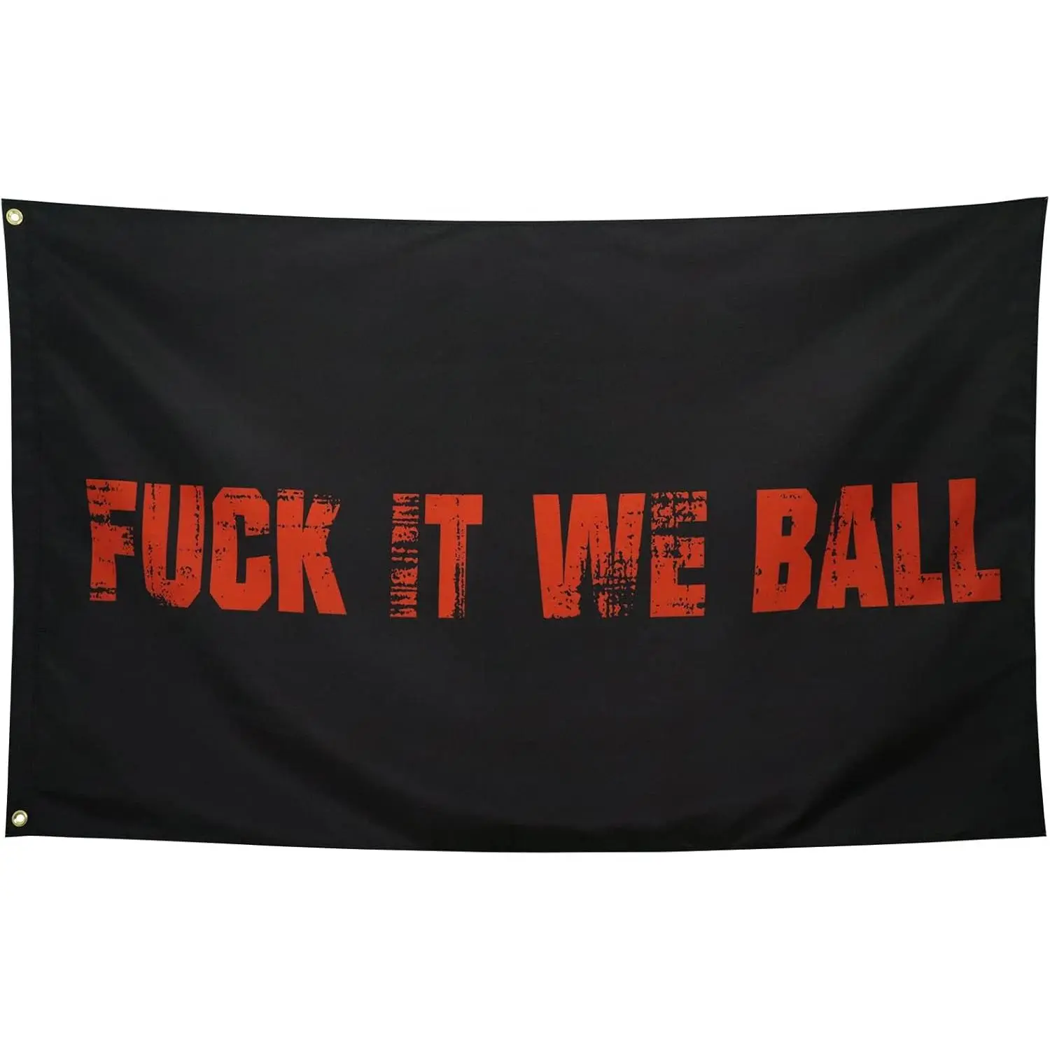 Tapestry Fuck It We Ball  Black Cool Funny for College Dorm Room Guys Girls Wall Meme  Banner Bedroom Man Cave Indoor Outdoor Garden Decorfunny tapestry poster  home decor banner wall art bedroom accessories hanging gift summerw