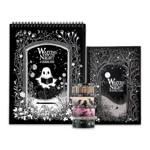 Waiting for the Night Reading Journal, Coloring Book & Washi Tape Bundle