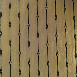 Power Mesh Fabric with Straight Flocking and Glitter | Spandex Palace