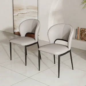 Parsons Upholstered White Chair - Comfortable Design, Elegant Style, Ideal for Home or Office Use