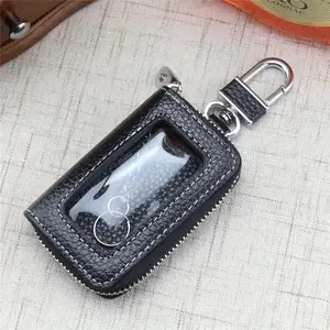 Keep Your Car Keys Organized & Secure - Portable Key Holder with Zipper Case & Metal Hook, Car Key Protector