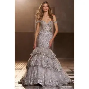 Sherri Hill Off Shoulder Mermaid Gown 56687