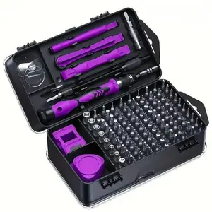 117 in 1 Precision Screwdriver Set, CRV Steel Multi-Bit Repair Tool Kit with Torx & Triwing Bits, Perfect Tech Repair Tool Gifts for Men, Ideal for Computer, Macbook, Laptop & Glasses Maintenance