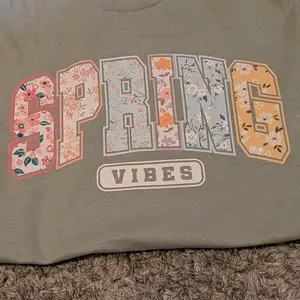 Spring Vibes Floral Design T-Shirt for Women