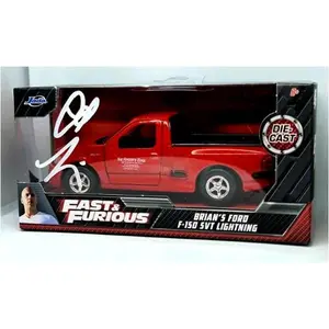 Fast & Furious Brian’s Ford F-150 SVT Lightning 1:32 Diecast Metal Car Autographed by Chad Lindberg Jesse Racing Car Model Collectible