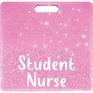 Student Nurse Badge Glitter Nurse Badge Buddy Horizontal Id Name  Tags Accessories for Women Coworkers Resident  Aesthetic