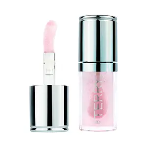 By Terry Baume De Rose Lip Oil Serum - Smoothing Lip balms Moisturizer for Women - 24 Hour Hydration and 3D Glass Shine - N2 Dazzling Rose - 0.16 oz