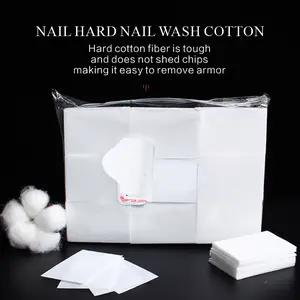 Non woven nail polish wet towel 1000 pcs. - absorbent cotton for nail polish removal, nail cleaning and nail care - for home nail enhancement, nail salon and nail enhancement Cutics Manicure