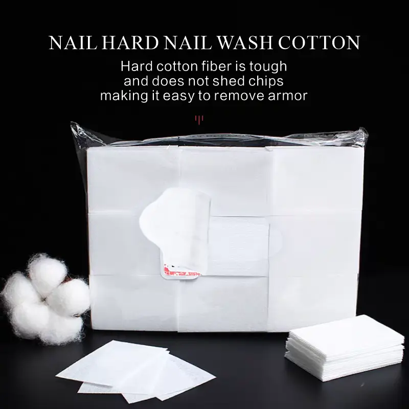 Non woven nail polish wet towel 1000 pcs. - absorbent cotton for nail polish removal, nail cleaning and nail care - for home nail enhancement, nail salon and nail enhancement Cutics Manicure