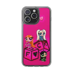 Powerpuff Girls Trick-or-Treat with Vibrant Fall Cartoon Phone Case,for iPhone 17 Air Promax 16 15 14 13 12 11 8 7 for Samsung Series,Tough phone case, give family and friends Christmas Halloween gifts Protective Cover Protection Casing
