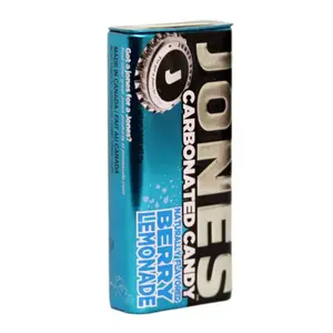 Jones Soda Carbonated Candy - Berry Lemonade Tins: 8-Piece Box