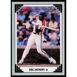 Eric Anthony 1991 Leaf #181 Houston Astros