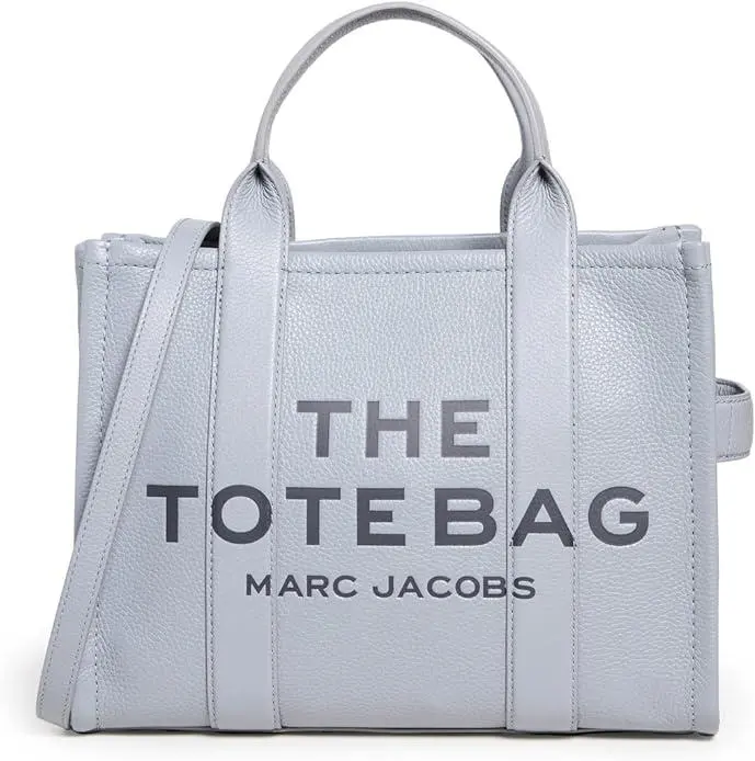 Marc Jacobs The Leather Medium Tote Bag - Wolf Grey H004L01PF21-050