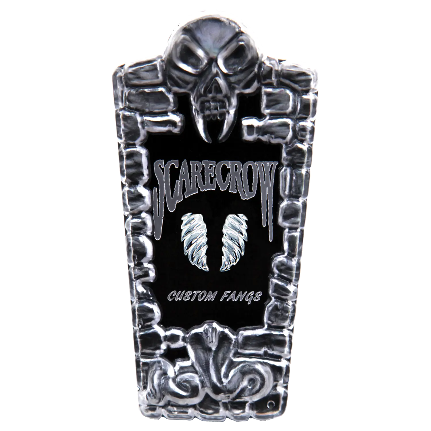 Scarecrow Chrome Spiral Deluxe Custom Fit Fangs