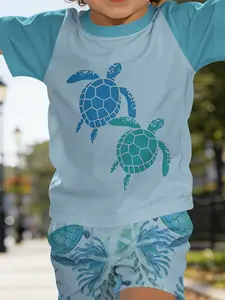 Spider-Man Print Spiderman Kids Set Boys Summer Cosplay Short Sleeve Shorts Two-Piece Baby Casual Clothing Gift