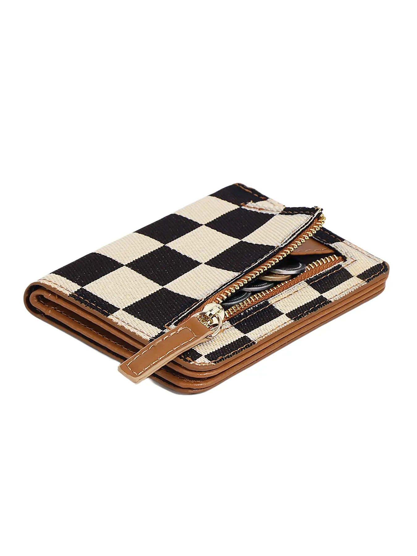 Women's Minimalist Card Holder, Casual Versatile Zipper Card Holder, Trendy All-match Wallet for Daily Use