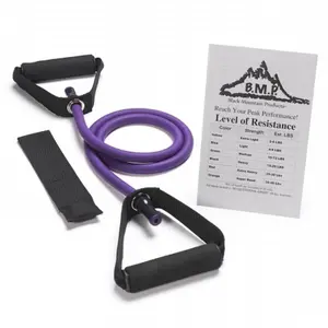 212 MAIN Purple Single Stackable Resistance Band, 45-50 lbs Fitness Equipment, Durable Elastic Workout Bands, Portable Gym Accessories, Durable Elastic Bands