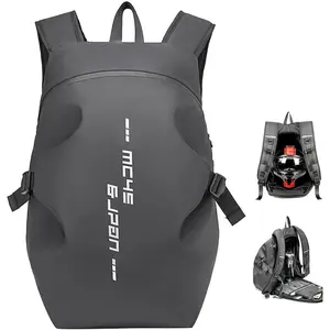 Motorcycle Backpack,waterproof helmet backpack for Men,riding bag,bikers backpack,laptop bags,large capacity travel backpacks (Gray)