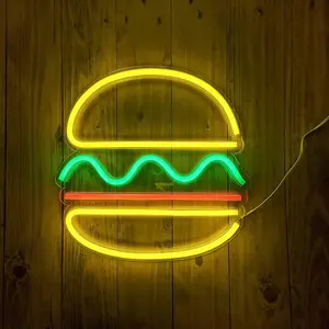 Hamburger LED sign