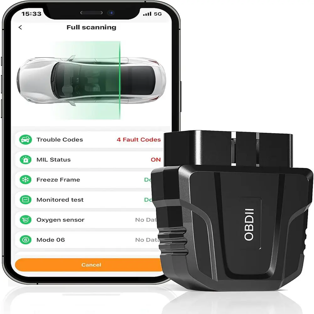 OBD2 Scanner Diagnostic Tool, USB Powered Car Code Reader Scanner, Reset Diagnostic Scan Tool for Cars, Professional Car Diagnostic Tool, Automotive