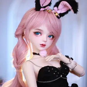 VLEYAN BJDDoll 1/3 22.8" Bunny Girl Style | Hand-Painted Makeup | 31 Joint Movable Body | Gift for Girls, Teens, Collectors | Home Decoration Toy
