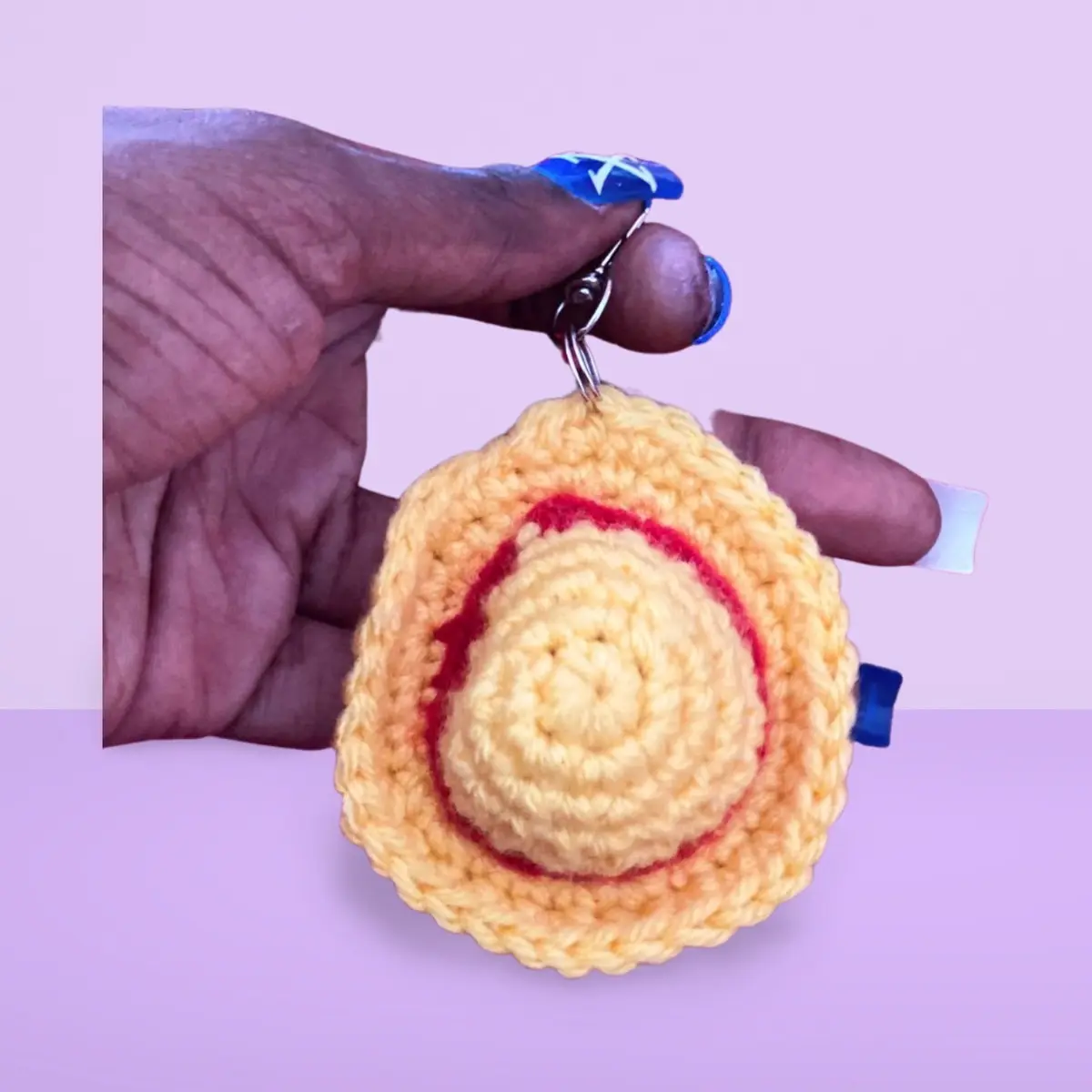 Luffy hat key chain