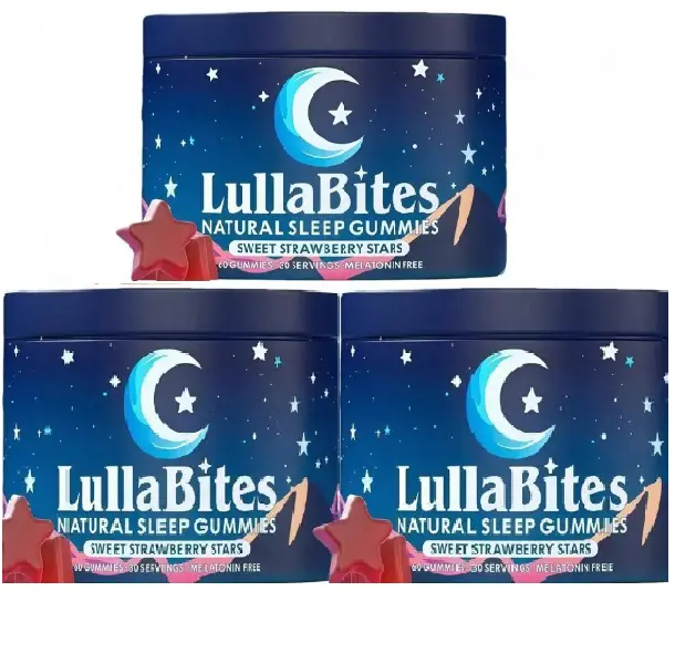 Limited-time sale: 1-5 bottles of natural sleep aid candies - strawberry flavor, without melatonin, helps relax and improve sleep