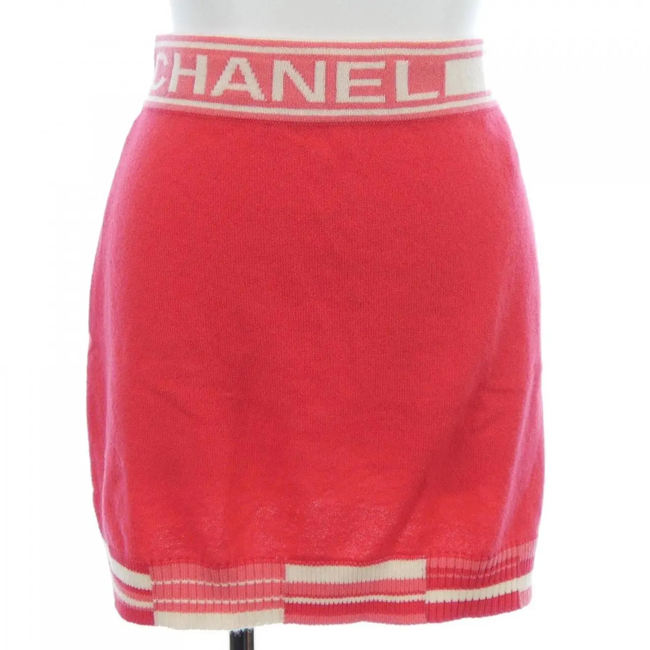 Pre-owned CHANEL Cashmere Small Leather Goods Skirt
