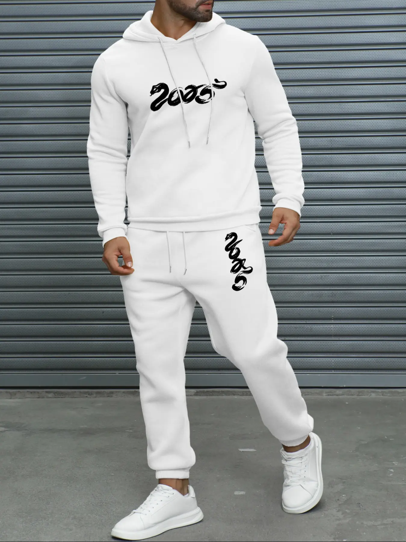 Men's Aerocool Ultra Tech Two-Piece Set, Fashion Casual Sports Wear, Long Sleeve Top & Comfortable Pants, Perfect for Daily Use