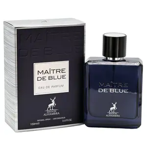 Maitre De Blue by Maison Alhambra for men EDP 3.3 / 3.4 oz New in Box