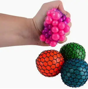 2-Pack Mesh Stress Balls – Sensory Squeeze Toys for Kids, Anxiety Relief & ADHD Support