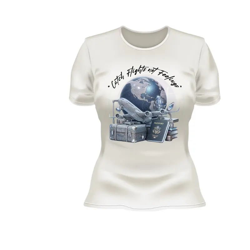 Catch Flights Not Feelings T-Shirt Crewneck