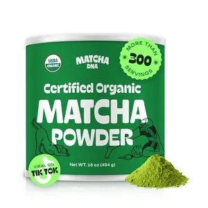 DNA Certified Organic Matcha Green Tea Powder (16 oz TIN CAN)