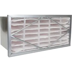 Filterbuy 20x20x12 Air Filter MERV 13 Optimal Defense Header (1-Pack), Rigid Cell Filters HVAC (Actual Size: 17.75 x 17.75 x 11.38 Inches)