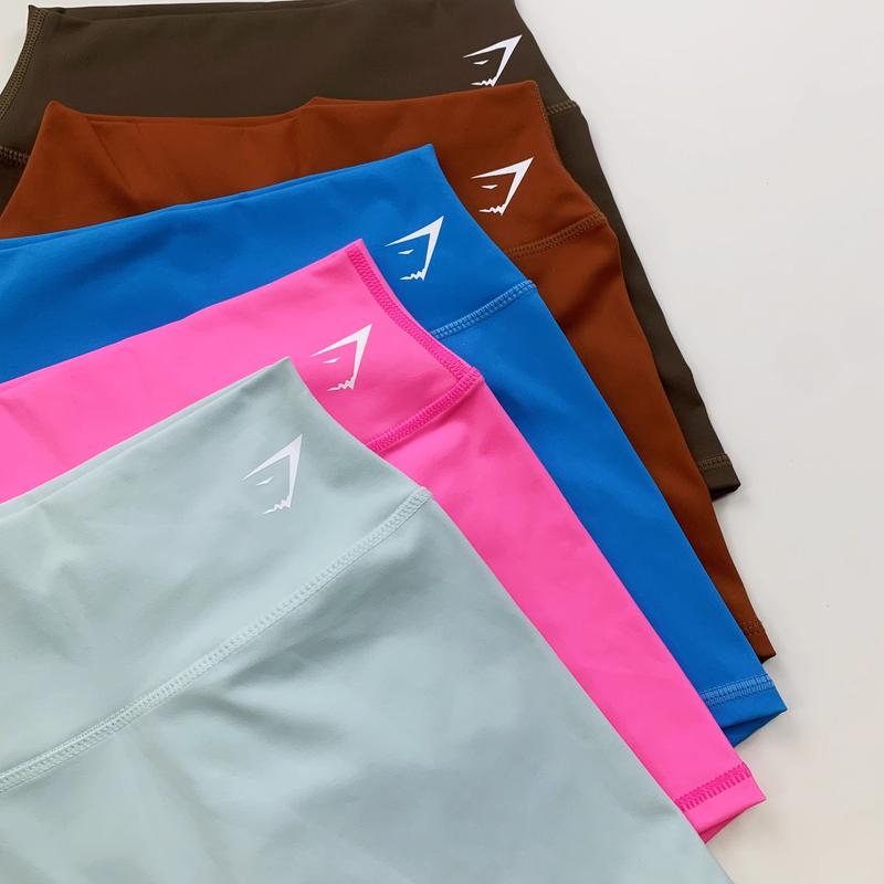 Women's 6 Piece Solid Color Seamless Impact Gym Set, Women's Seamless Quick-Dry Fitness Set, Breathable Shorts, Training Sports Bra with Chest Pad, High Waist Breathable Workout Leggings, Butt Lifting Leggings , Indoor and Outdoor Activities Wear