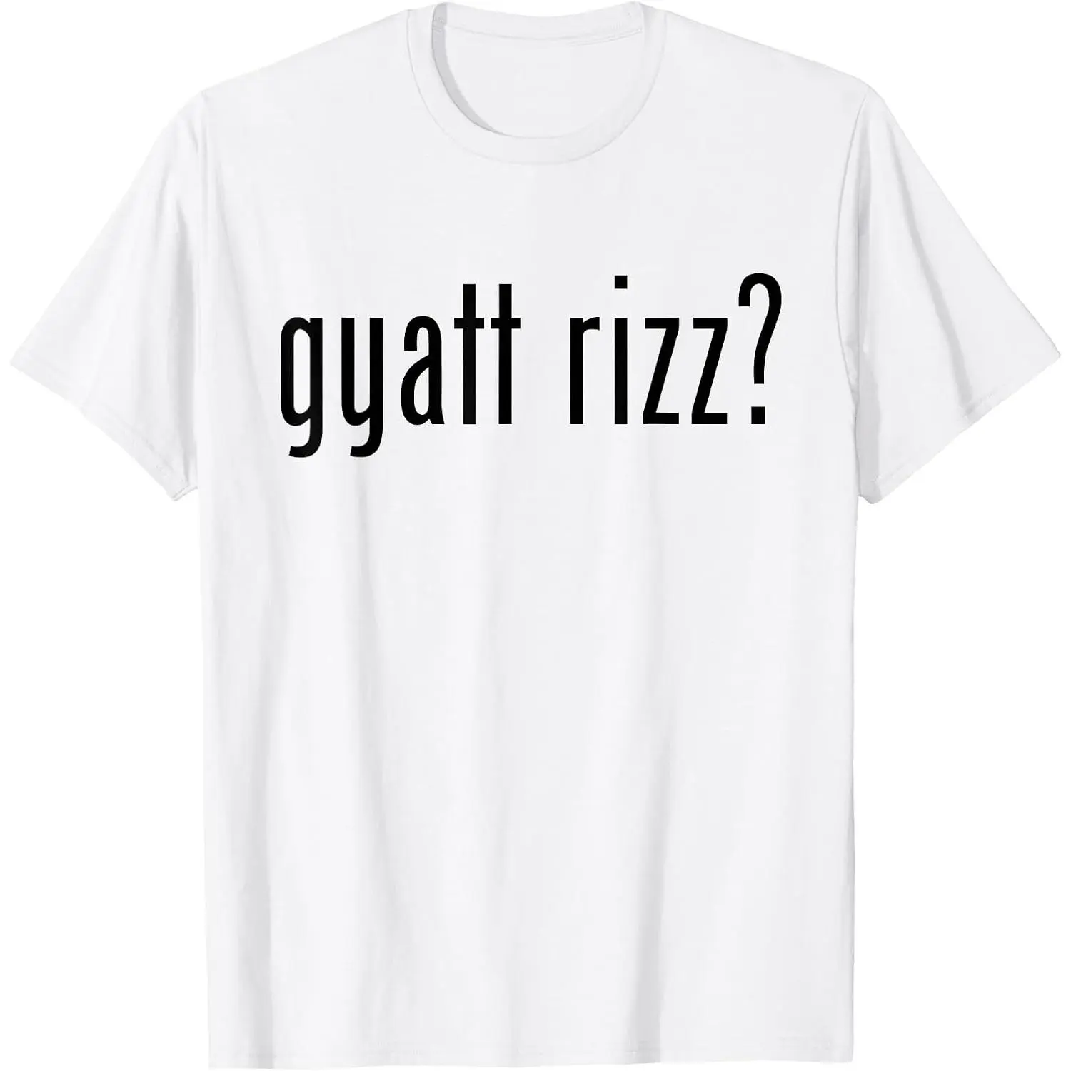 100% Cotton G...t Rizz Funny Gen Alpha Meme W T-Shirt Unisex White Clothing Streetwear