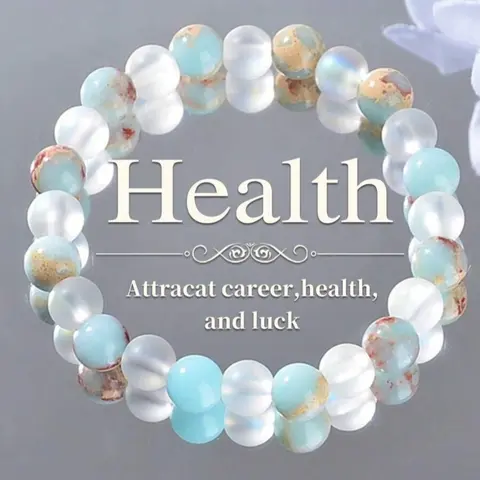 1pc Vintage Bohemian Style 8mm Natural Shoushan Stone Beads Bracelet, Exquisite Bracelet, High Quality Bracelet, Premium Bracelet, Meaning Healthy & Luck Elastic Bangle For Women, Suitable For Daily And Vacation Jewelry Accessories