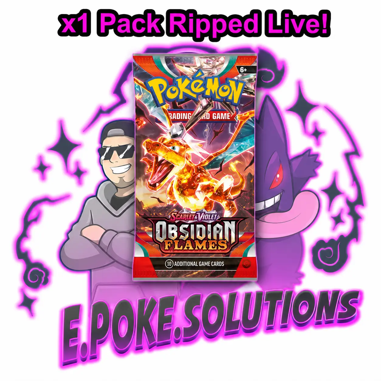 Obsidian Flames Booster Pack (Live Rip)