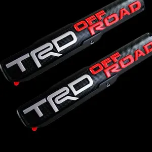 TRD Emblem Nameplate Badge Sticker for the  Side Fender Door - Set of 2 Off Road