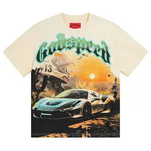 Godspeed Skeletons Sunset Racing T-Shirt